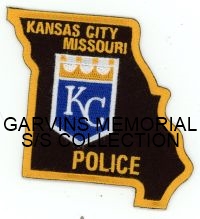 MISSOURI,KANSAS CITY POLICE FANTASY PATCH ROYALS 2